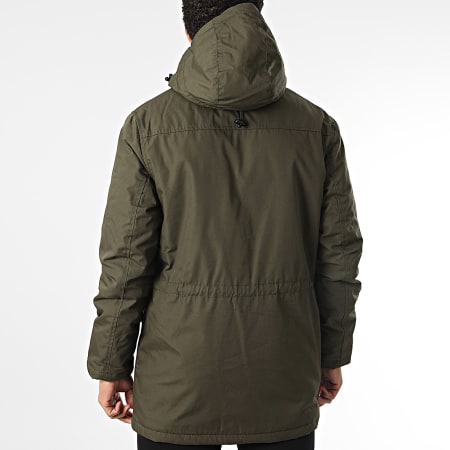 Schott NYC - Veste Zippée Capuche Bluster Vert Kaki