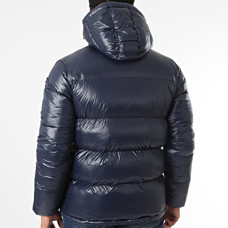 Schott NYC - Columbus Cappotto con cappuccio blu navy