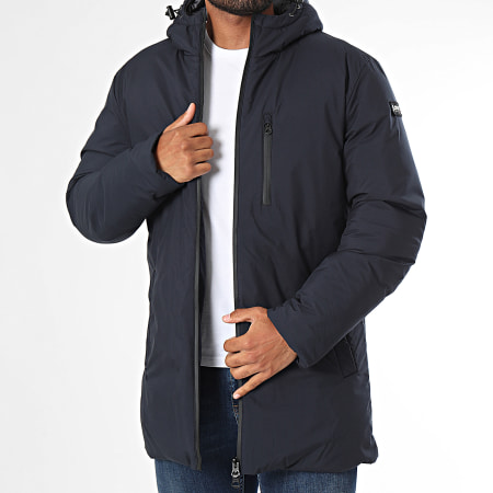 Schott NYC - Fargo 2 Parka met kap marineblauw