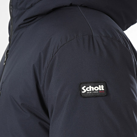 Schott NYC - Parka con capucha Fargo 2 Azul marino