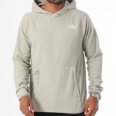 The North Face - Sweat Capuche Polaire 100 Glacier A855Z Beige