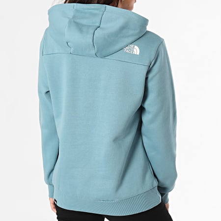 The North Face - Felpa con cappuccio donna Simple Dome A89EY Azzurro