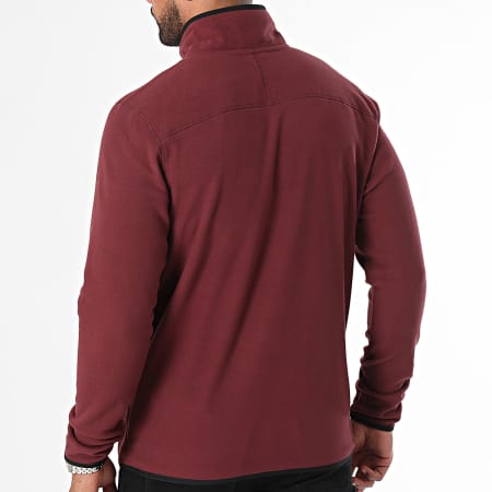 The North Face - Glacier Fleece Zip Neck Sweat Top A83I3 Burdeos