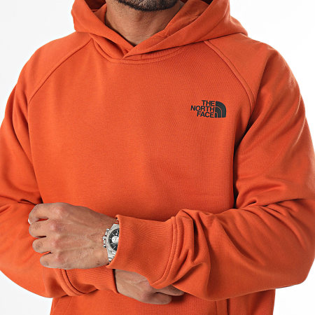 The North Face - Sudadera con capucha Simple Dome A89F9 Naranja