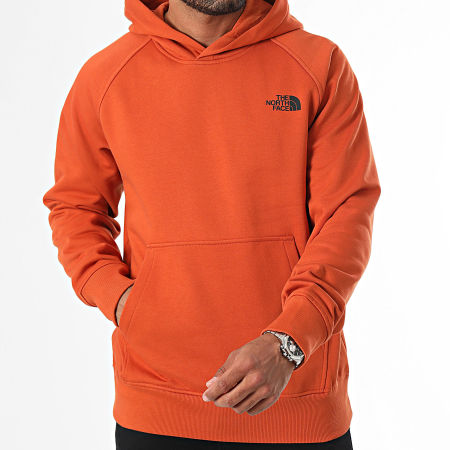 The North Face - Felpa con cappuccio Simple Dome A89F9 Arancione