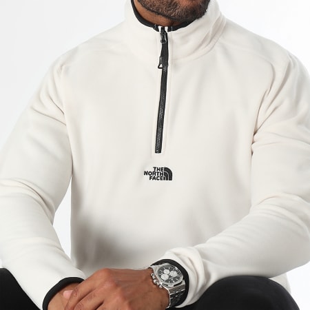 The North Face - Sudadera Glacier Fleece Zip Neck A83I3 Beige