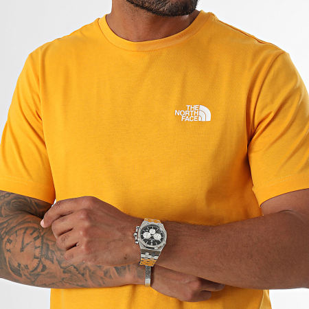 The North Face - Camiseta Simple Dome A87NG Amarillo