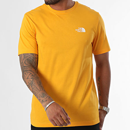 The North Face - Camiseta Simple Dome A87NG Amarillo