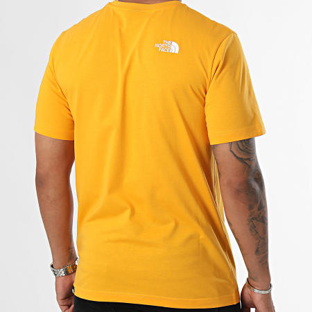 The North Face - Tee Shirt Eenvoudig Koepel A87NG Geel