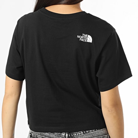 The North Face - Maglietta donna Simple Dome Cropped Tee Shirt A87U4 Nero