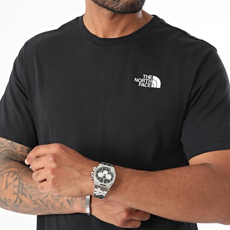 The North Face - T-shirt verticaal A89FP zwart