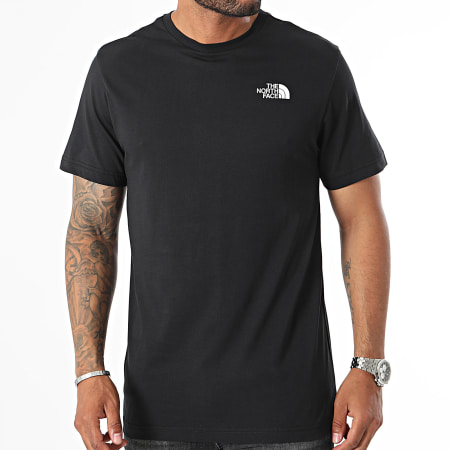 The North Face - T-shirt verticaal A89FP zwart