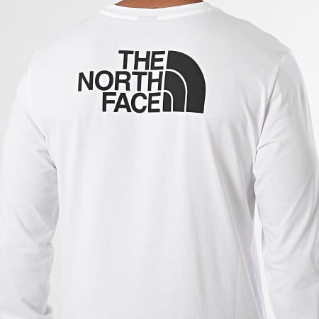 The North Face - Camiseta Manga Larga Easy A8A6F Blanca