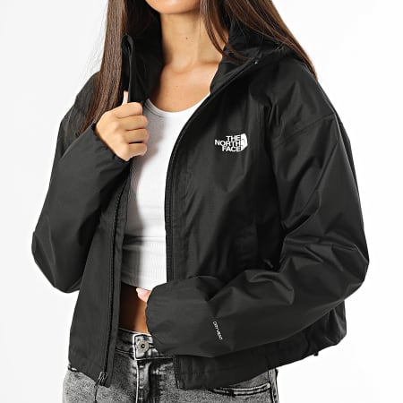 The North Face - Giacca con cappuccio e zip da donna A55EP Nero