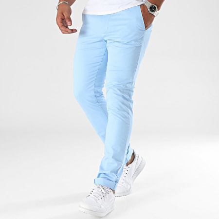 Tommy Hilfiger - Pantalon Chino Flex Bleecker 1985 6619 Bleu Clair