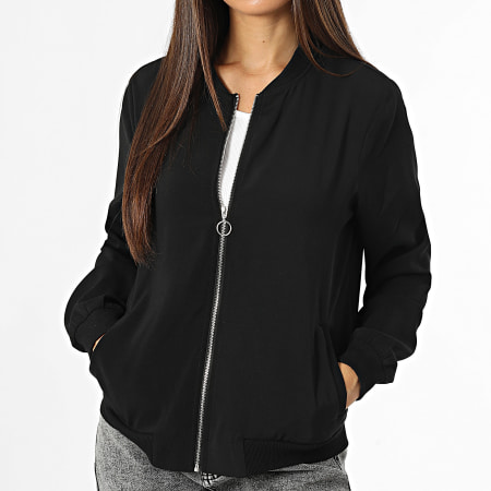 Vero Moda - Chaqueta Coco Bomber Mujer Negro