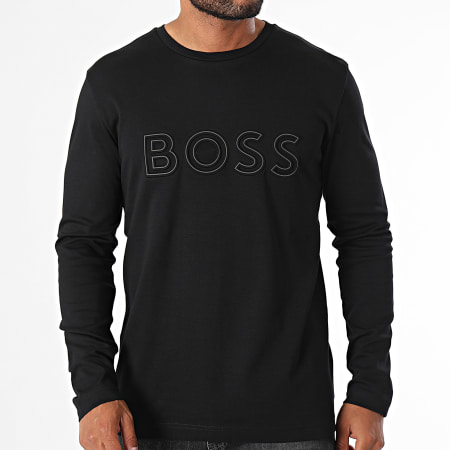 BOSS - Togn 1 Maglietta a maniche lunghe 50519356 Nero