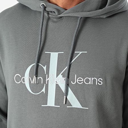 Calvin Klein - Sudadera con capucha 0805 Gris