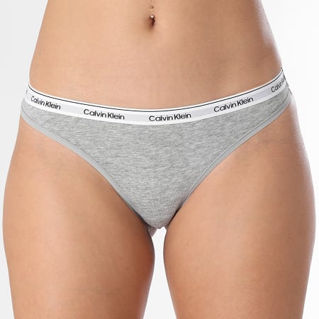 Calvin Klein - Set van 5 Damestongs 5221 Blauw Beige Grijs Heather Lichtblauw Marine