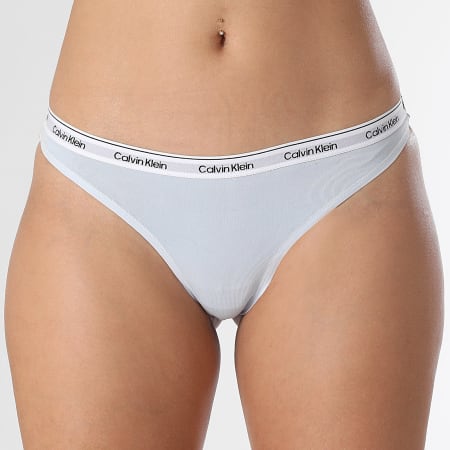 Calvin Klein - Set van 5 Damestongs 5221 Blauw Beige Grijs Heather Lichtblauw Marine