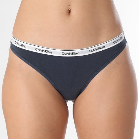 Calvin Klein - Set van 5 Damestongs 5221 Blauw Beige Grijs Heather Lichtblauw Marine