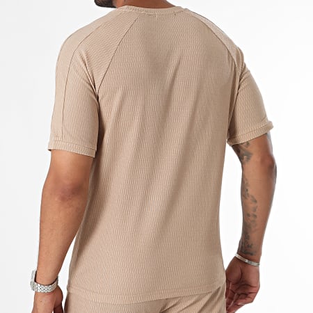 Classic Series - Beige T-shirt en joggingshortset