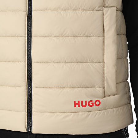 HUGO - Piumino senza maniche Brentino 2431 50517743 Beige