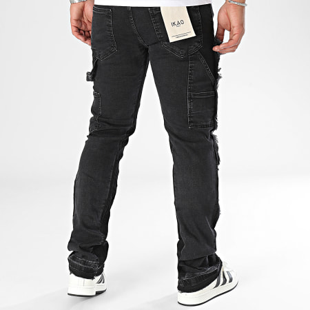 Ikao - Jeans neri flare