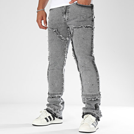 Ikao - Heide Grijs Flare Jeans