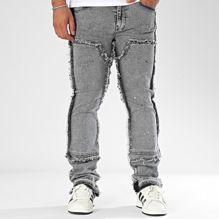 Ikao - Heide Grijs Flare Jeans