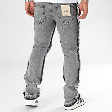 Ikao - Jeans flare grigio erica