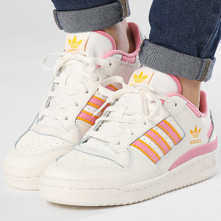 Adidas Originals - Baskets Femme Forum Low CL W IH7915 Cloud White Bliss Pink Spark