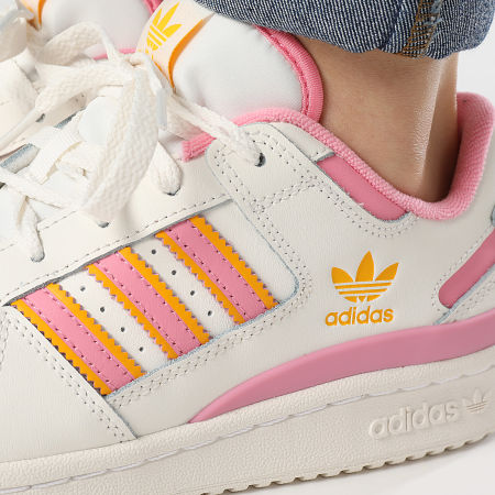 Adidas Originals - Donne Forum Low CL W IH7915 Cloud White Bliss Pink Spark Sneakers