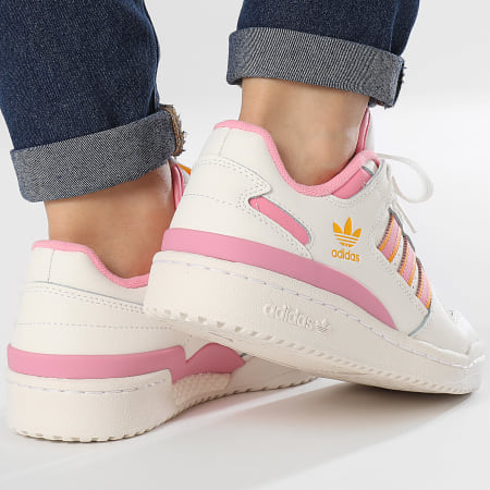 Adidas Originals - Women's Forum Low CL W IH7915 Cloud White Bliss Pink Spark Sneakers