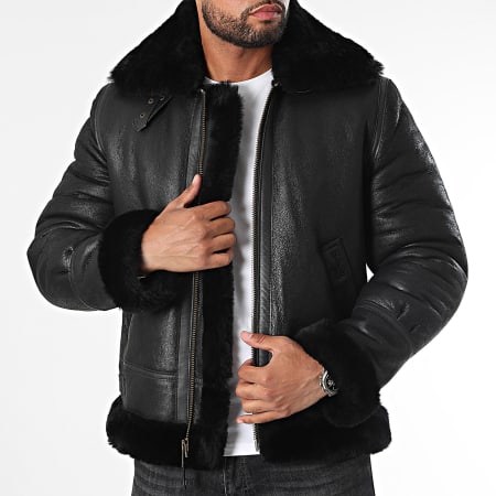 Schott NYC - Veste Cuir LC1259 Noir