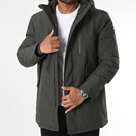 Schott NYC - M532 Parka in pelliccia verde cachi