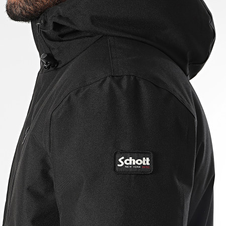 Schott NYC - M532 Parka de piel negra