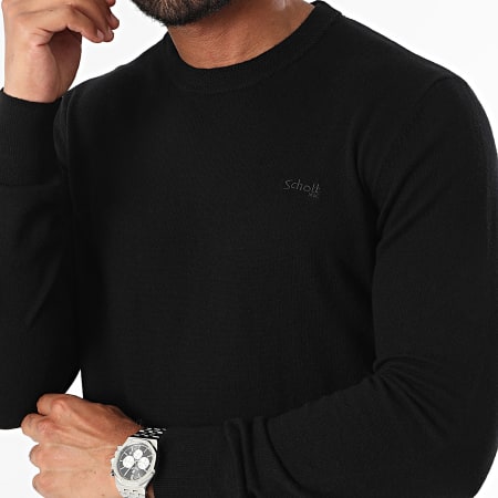 Schott NYC - Pull Beal 1 Noir