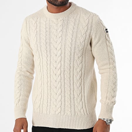 Schott NYC - Bruce 1 Beige trui