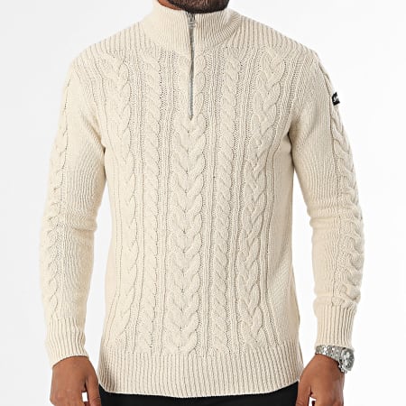 Schott NYC - Pull Bruce 2 Beige