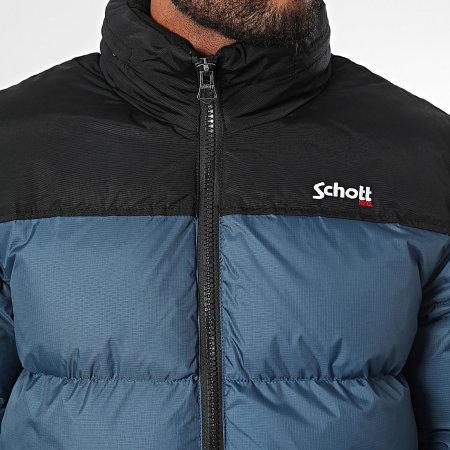 Schott NYC - Chaqueta de pluma azul marino Utah