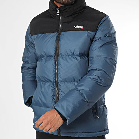 Schott NYC - Chaqueta de pluma azul marino Utah