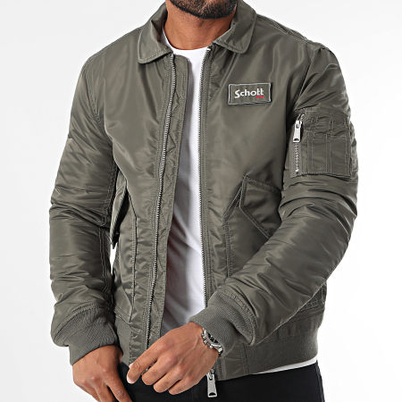 Schott NYC - Giacca bomber 210100RS Grigio