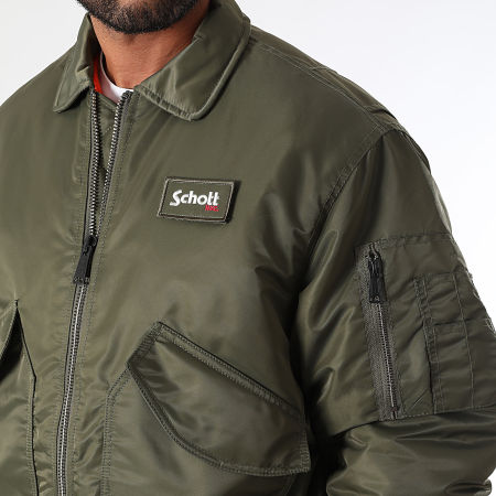 Schott NYC - Cazadora 21090RS Caqui Verde