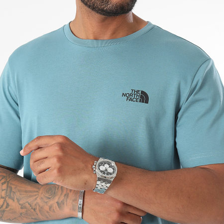 The North Face - Tee Shirt Eenvoudig Koepel A87NG Blauw