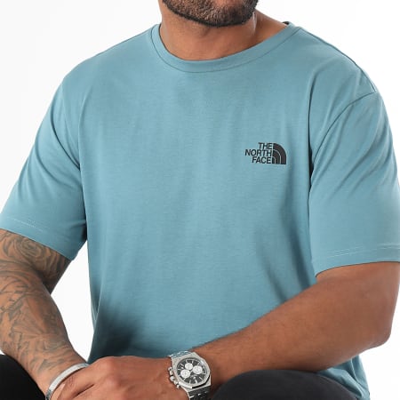 The North Face - Tee Shirt Eenvoudig Koepel A87NG Blauw