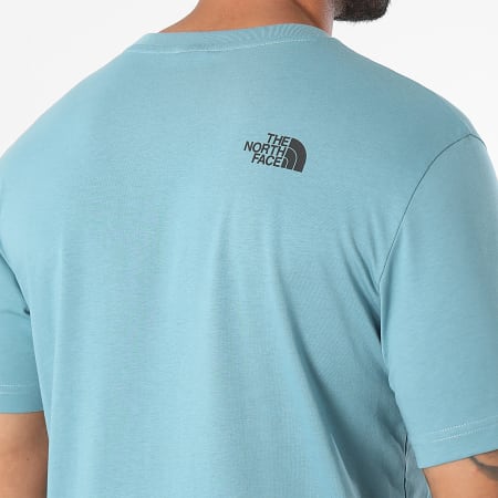 The North Face - Tee Shirt Eenvoudig Koepel A87NG Blauw