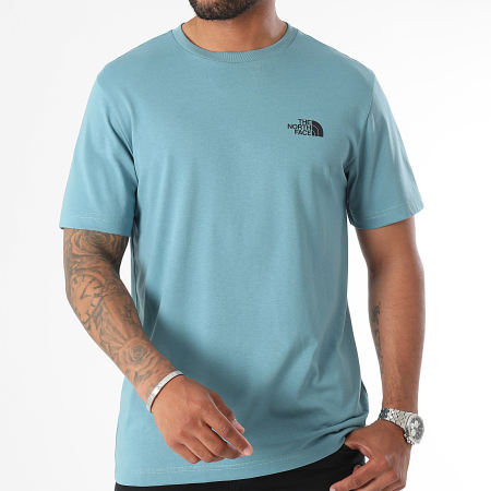 The North Face - Tee Shirt Eenvoudig Koepel A87NG Blauw