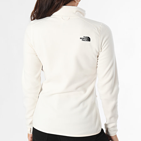 The North Face - Sweat Zippé Polaire Femme Glacier A855O Beige