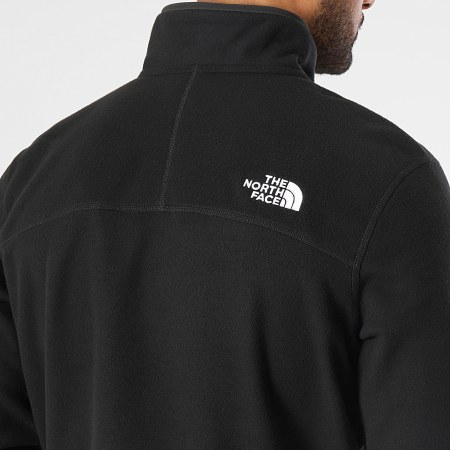 The North Face - Giacca in pile Glacier Black con collo a zip